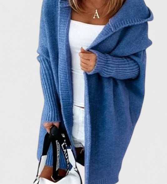 Mette | Lyxig huva cardigan