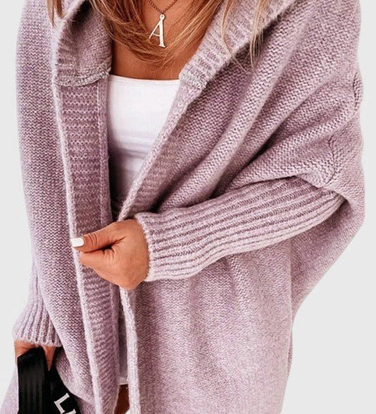 Mette | Lyxig huva cardigan