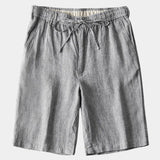 Mikkel™ | Grå Linnebyxor Mariner