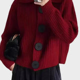 Mille | Röd Cardigan
