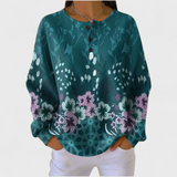 Helene | Blommönstrad Sweatshirt