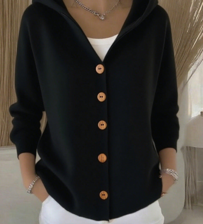 Rita | Cardigan med huva