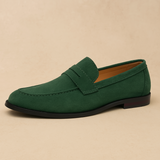 Gamla Pengar Suede Penny Loafers