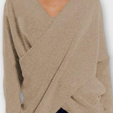 Olivia | V-hals stickad