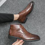 Parker™ | Konstläder Dubbel-Monk-strap Stövlar