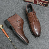 Parker™ | Konstläder Dubbel-Monk-strap Stövlar