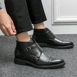 Parker™ | Konstläder Dubbel-Monk-strap Stövlar
