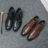 Parker™ | Konstläder Dubbel-Monk-strap Stövlar