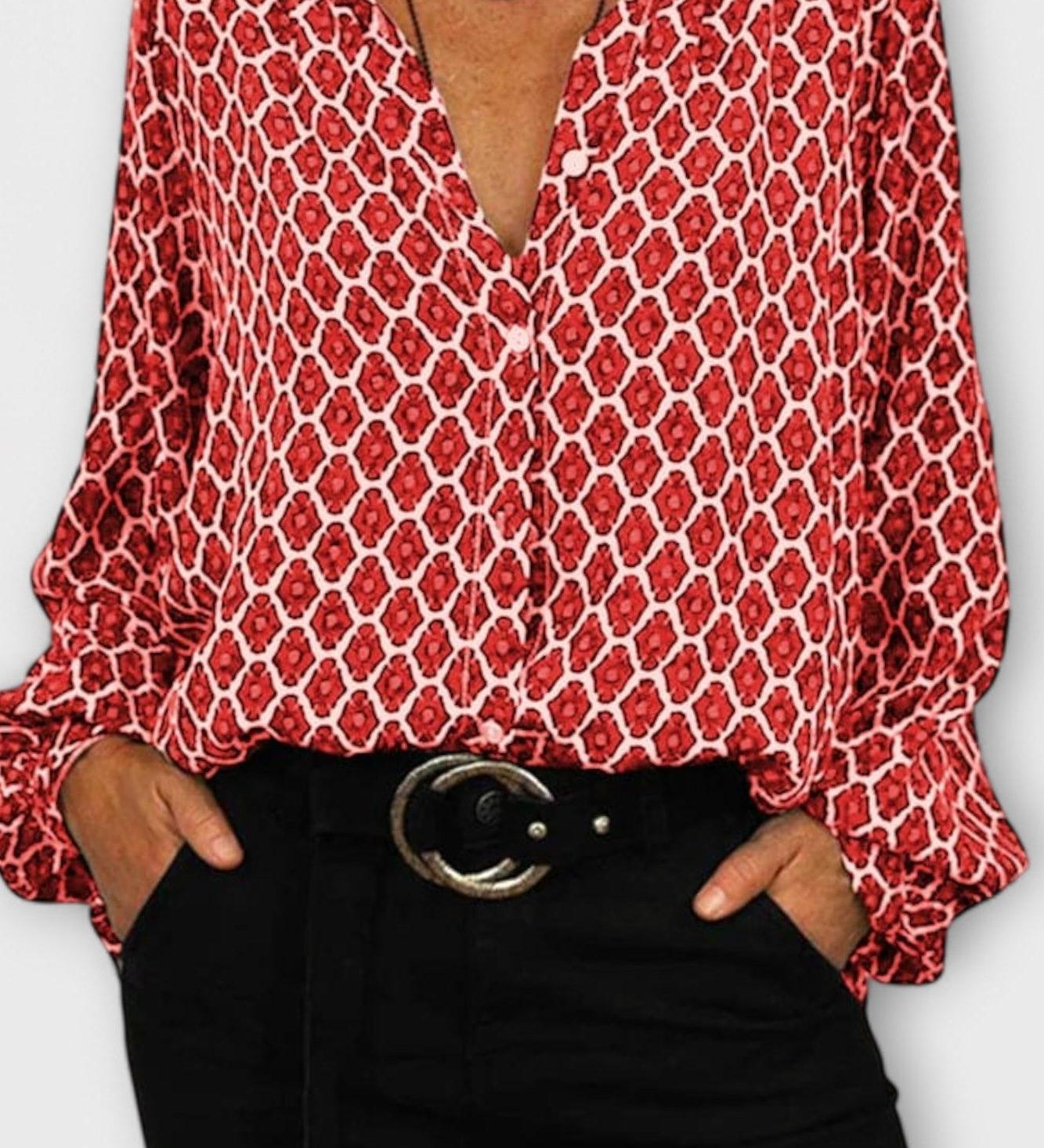 Pernille | V-hals skjorta