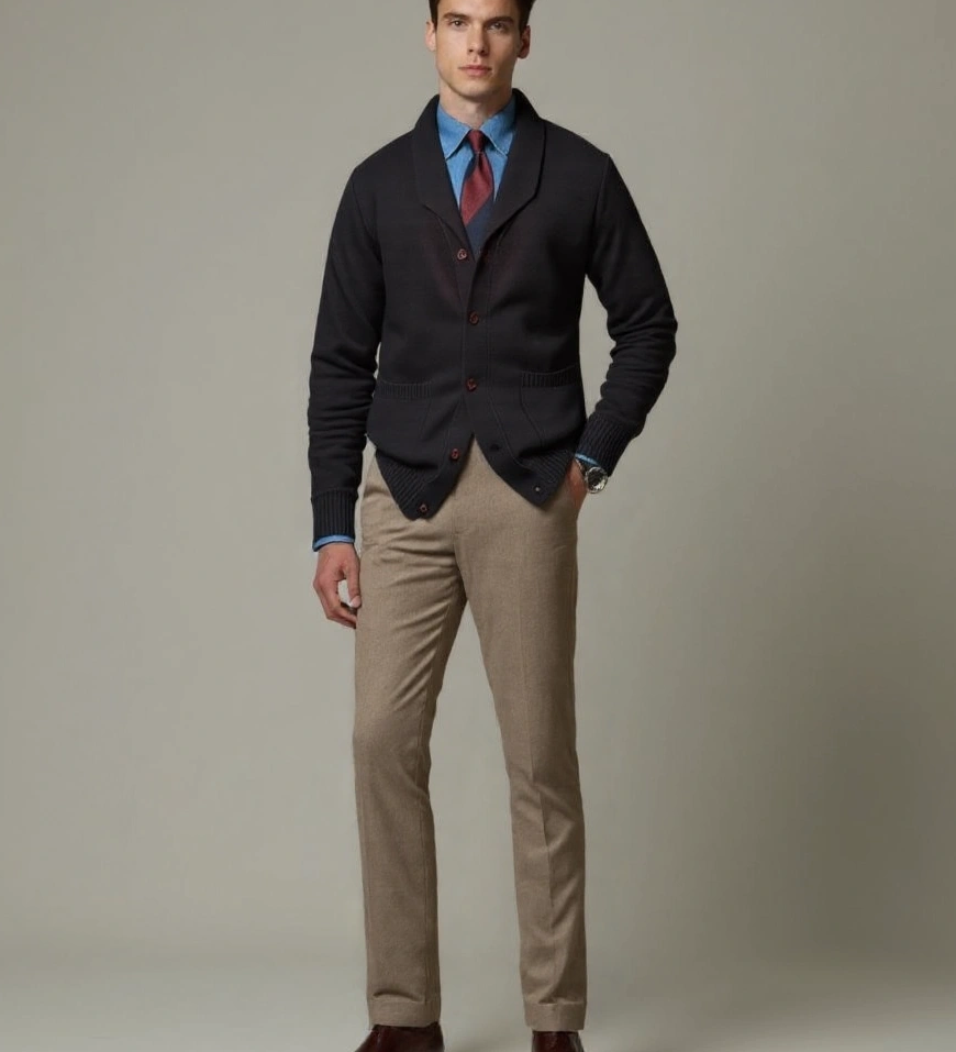 Sebastian™ | Stickad Cardigan
