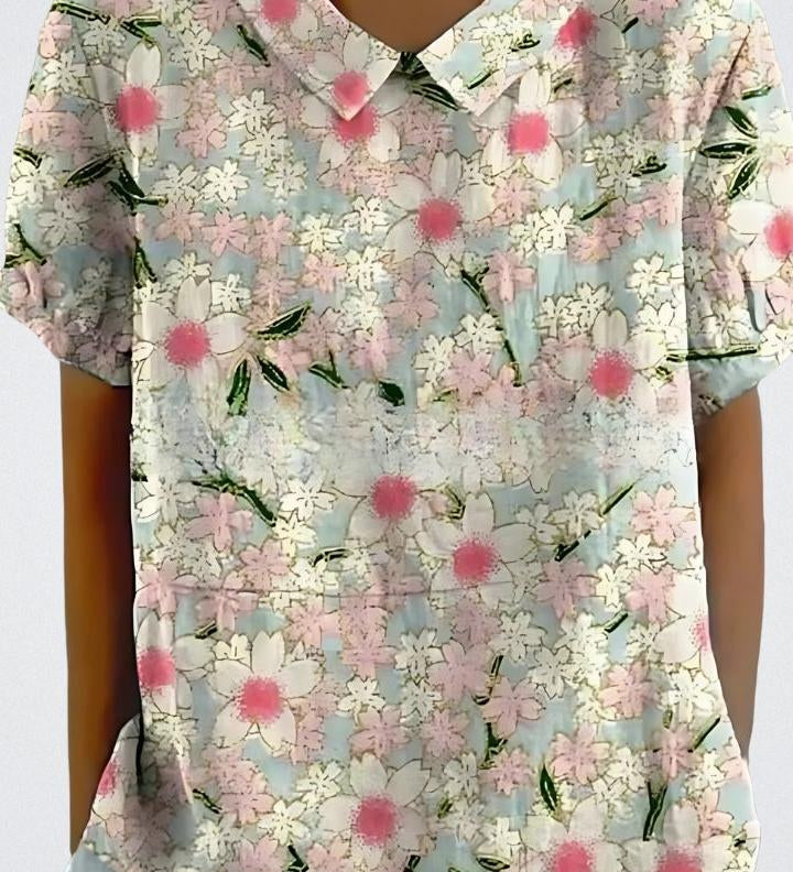 Selma | Blommig blus