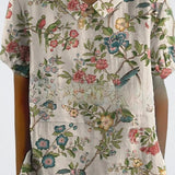Selma | Blommig blus