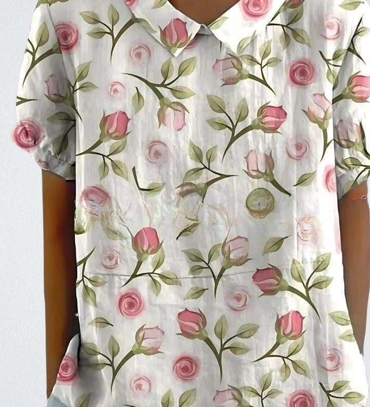 Selma | Blommig blus