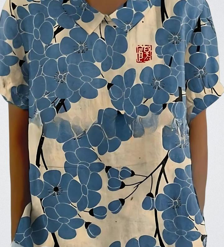 Selma | Blommig blus