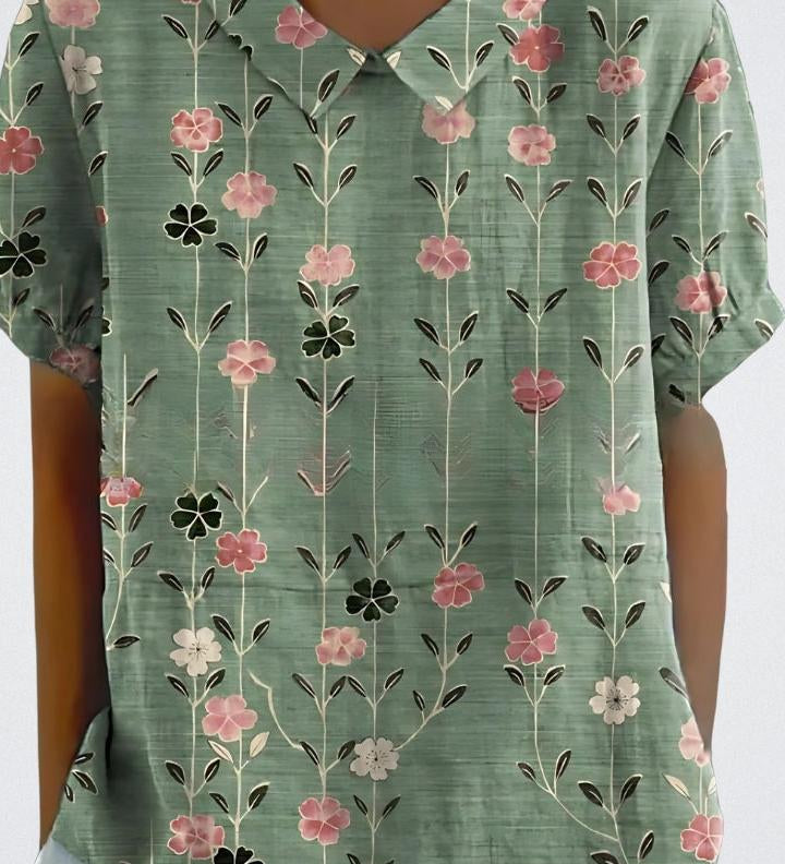 Selma | Blommig blus