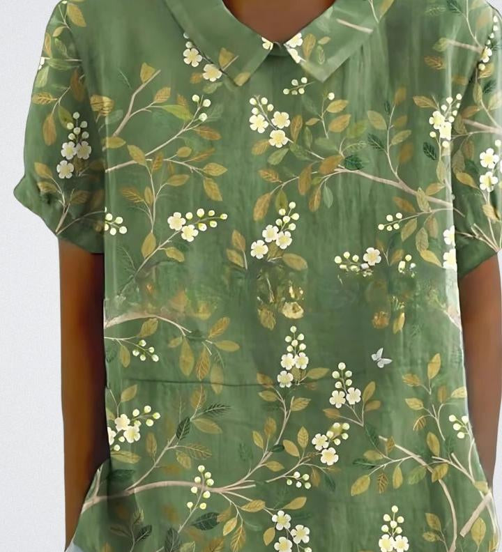 Selma | Blommig blus