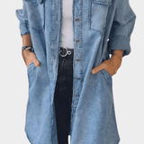 Sidsel | Denim skjortklänning