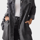 Sidsel | Denim skjortklänning