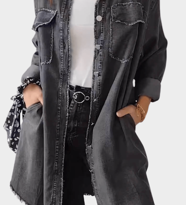 Sidsel | Denim skjortklänning