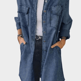 Sidsel | Denim skjortklänning