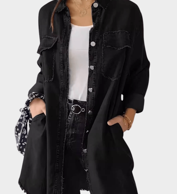 Sidsel | Denim skjortklänning