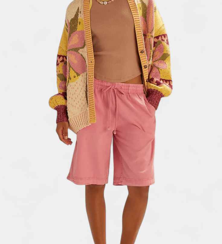 Stine | Blommig cardigan