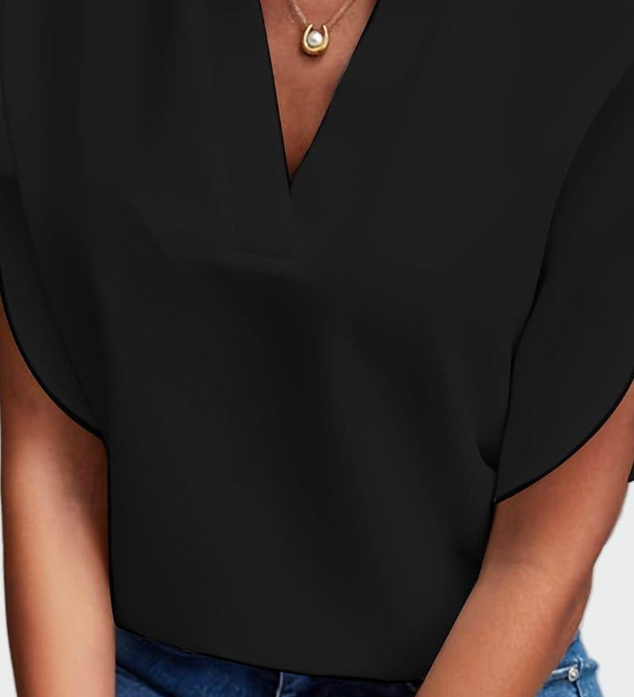 Stine | V-hals Blus