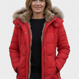 Thilde™ | Kappa med mjukt foder av päls