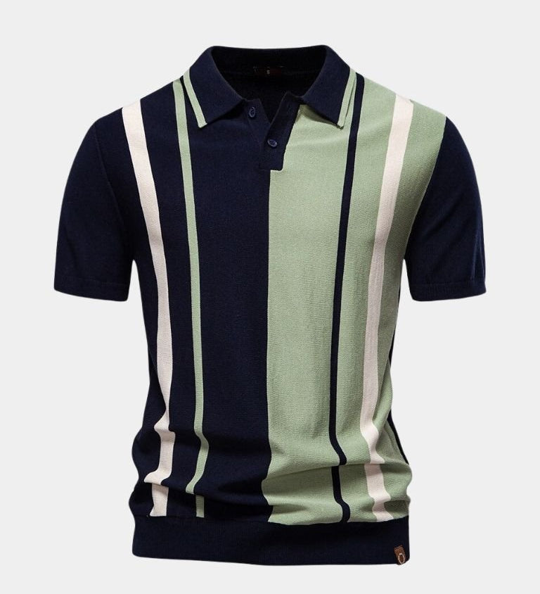 Thomas™ | Retro Randig Polo