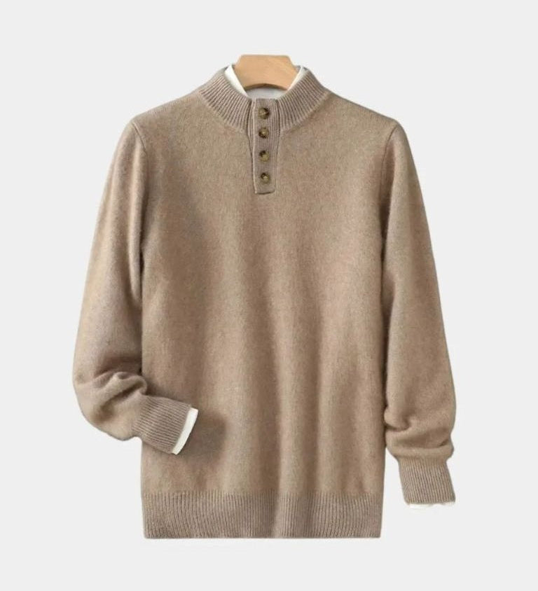Valdemar™ | Stickad Jacka med Bälte