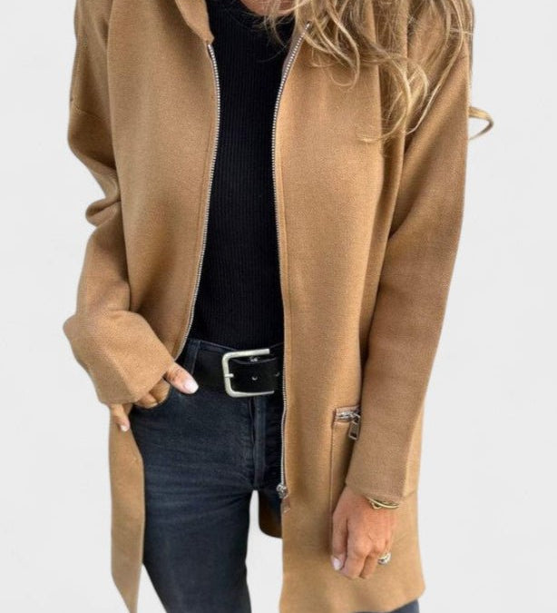 Veslina™ | Elegant stickad jacka för lager-på-lager