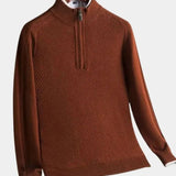 Vilhelm™ | Basis Pullover med Halvzip