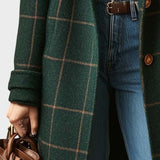 Yrsa™ | Elegant tweedjacka i rutmönster