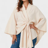 Yvette | Elegant Draperad Poncho
