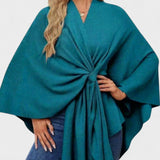 Yvette | Elegant Draperad Poncho