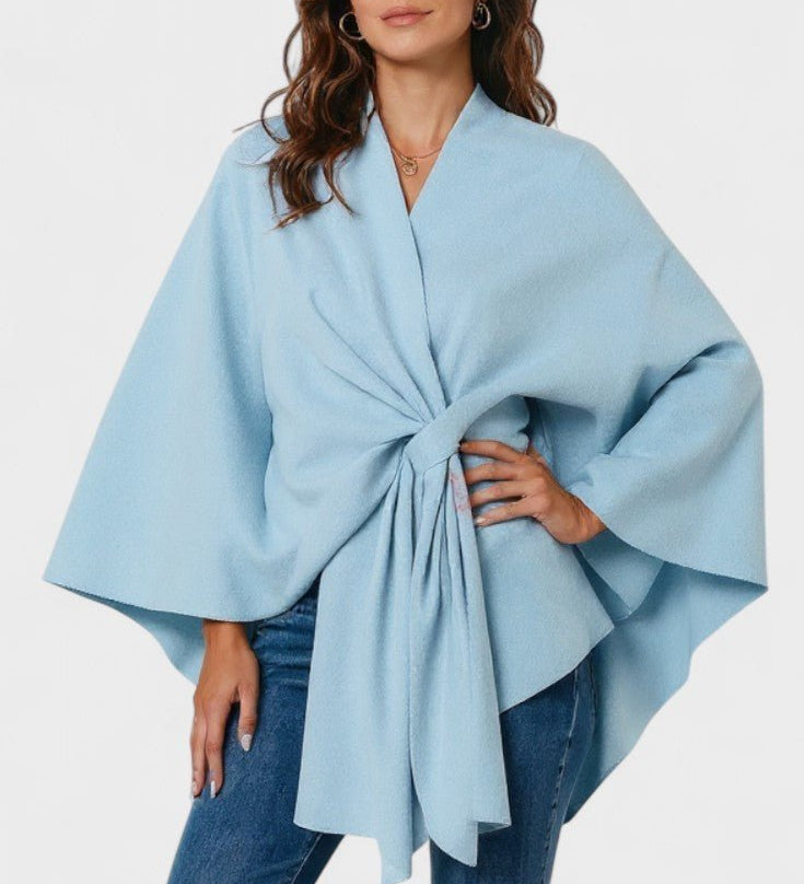 Yvette | Elegant Draperad Poncho