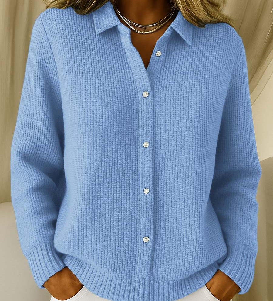 Carmela | Cardigan med Textur och Knappar
