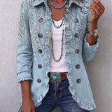 Rosanna | Vintage Cashmerejacka med Volang
