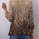 Rosaria | Leopardjacka med Volang