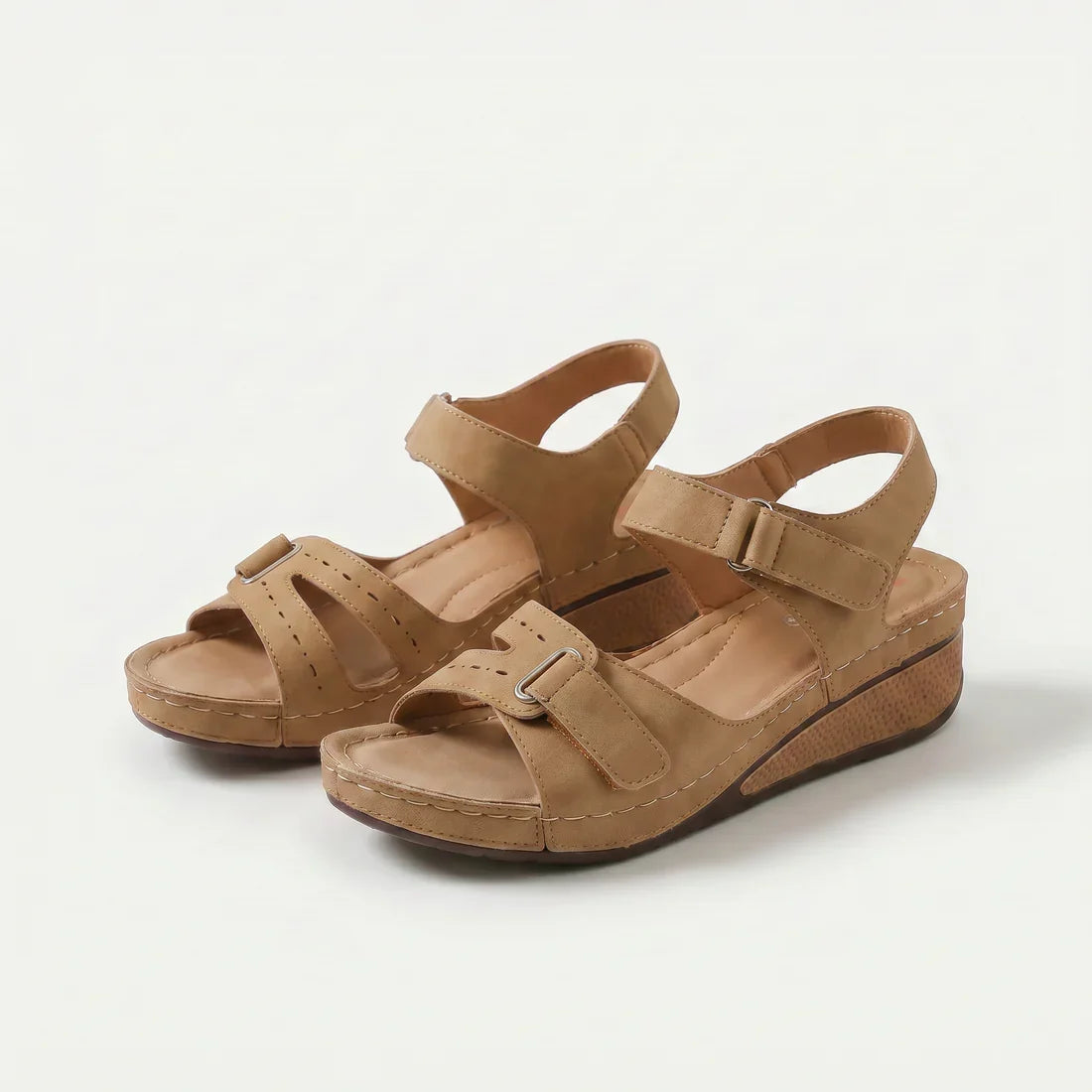 Sandy Komfortabla Ortopediska Sandaler med Klack