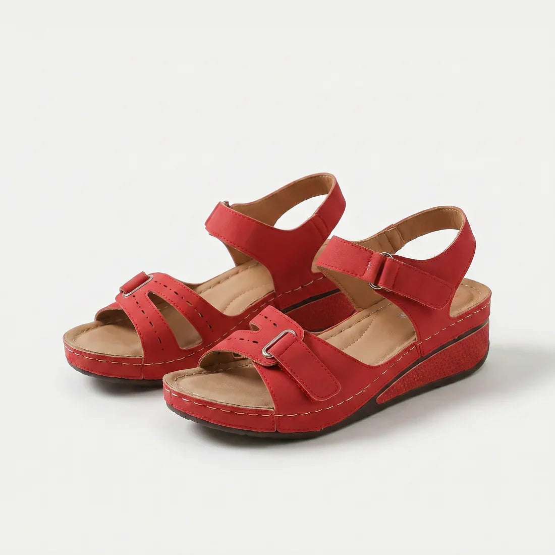 Sandy Komfortabla Ortopediska Sandaler med Klack